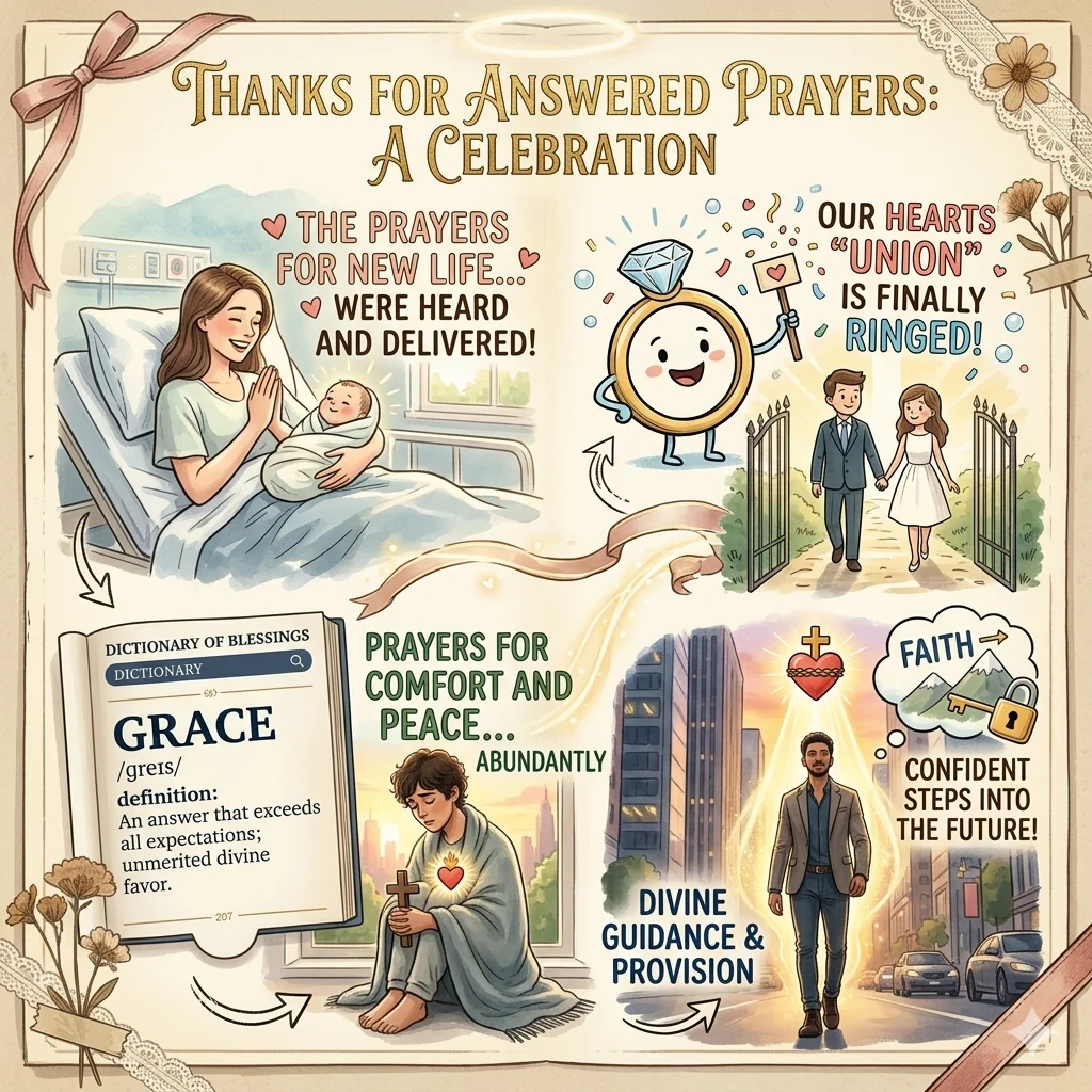 Thanks for Answered Prayers