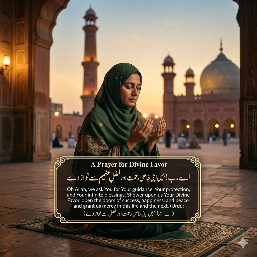 A Prayer for Divine Favor
