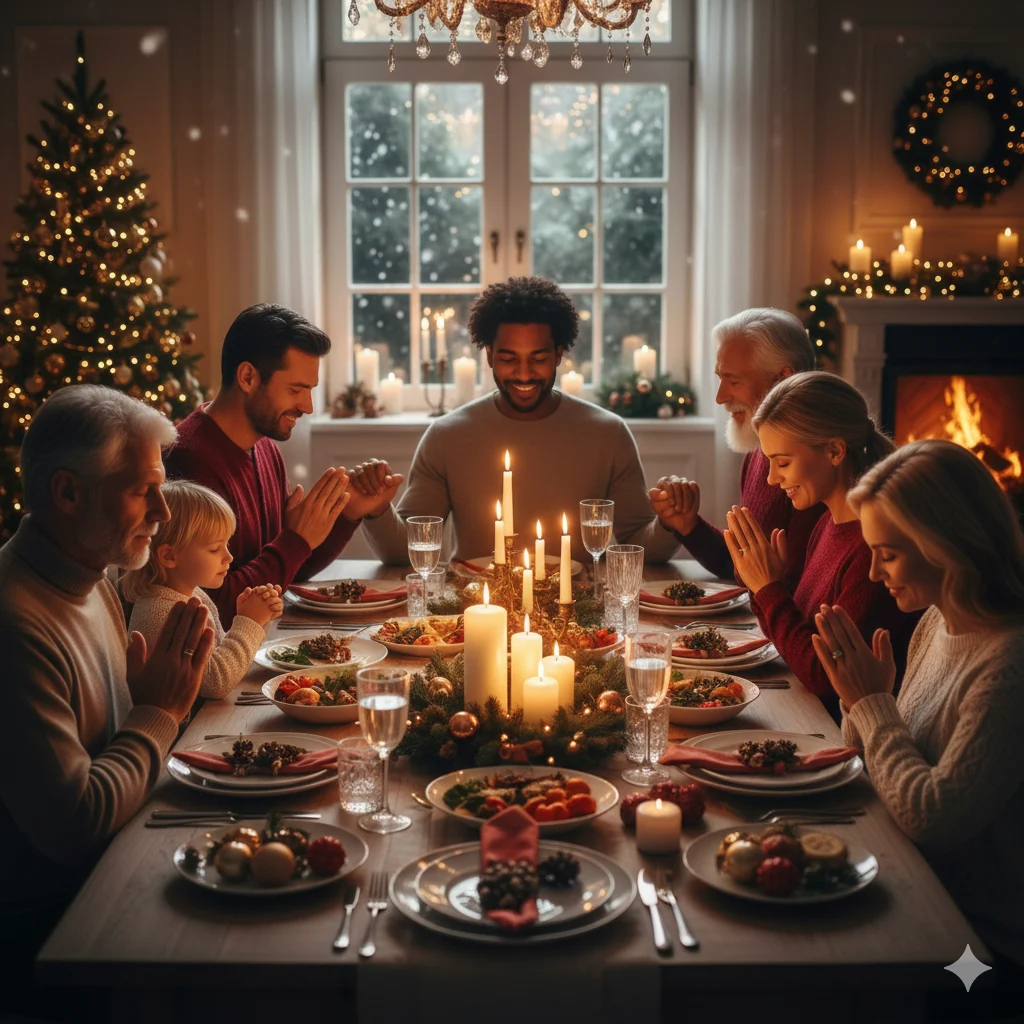 christmas dinner prayers