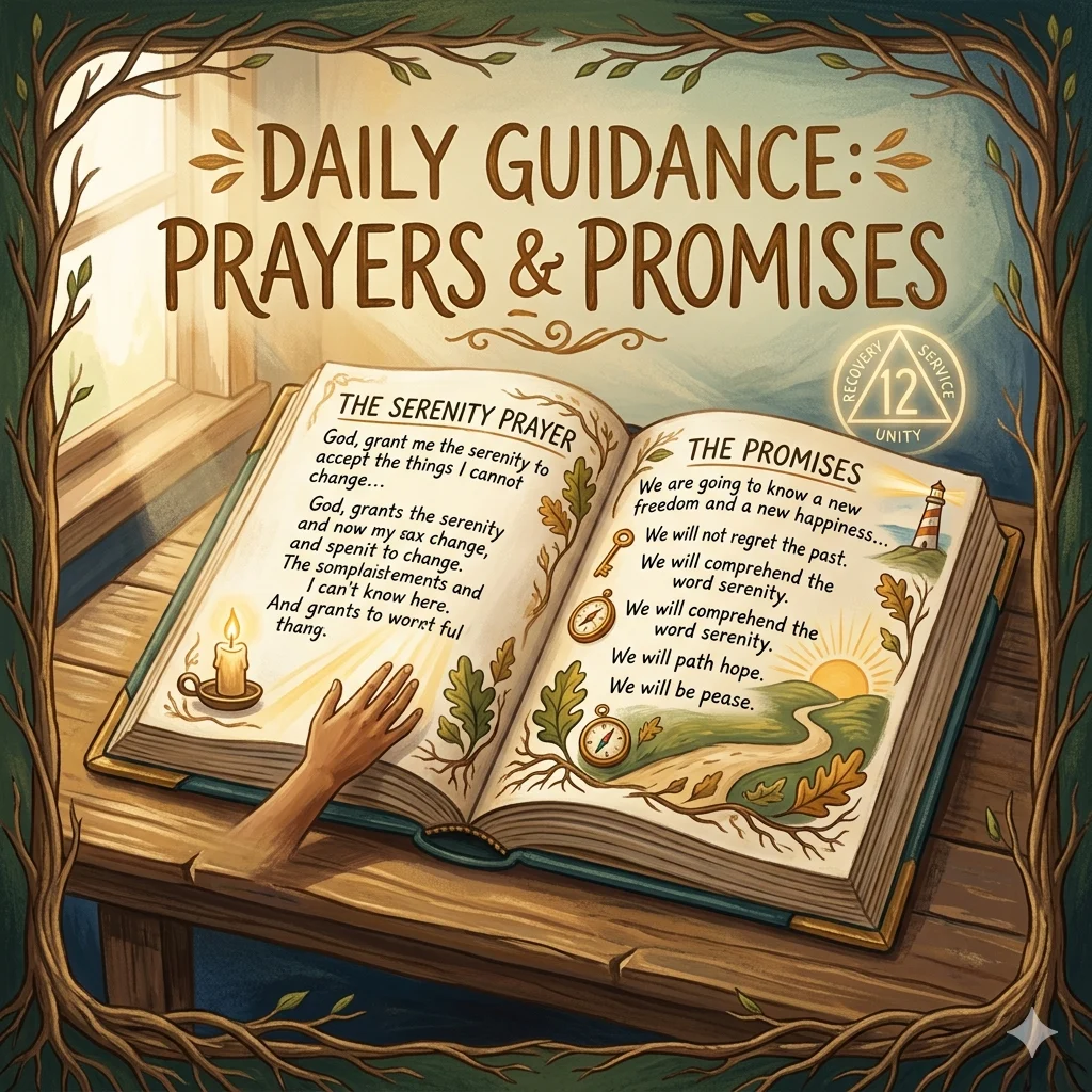 AA Prayers and Promises for Daily Guidance