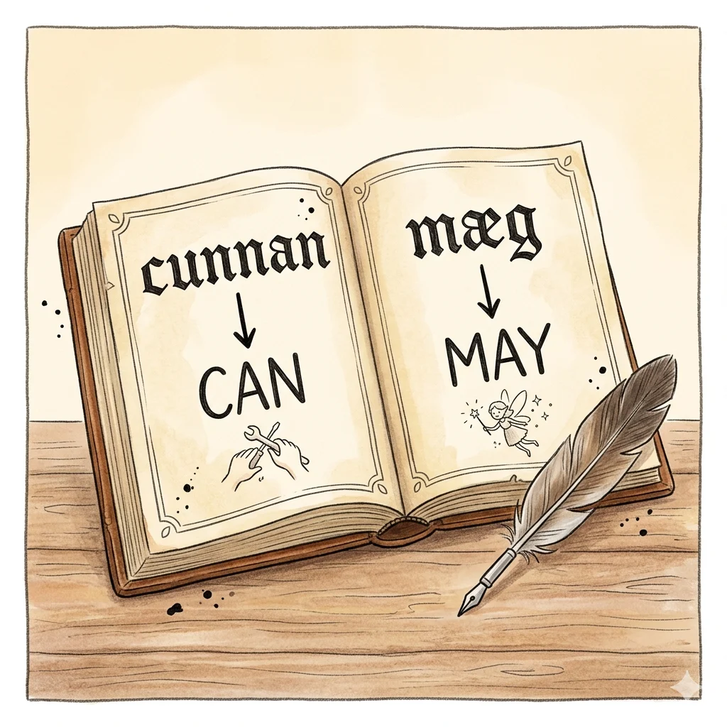 may or can