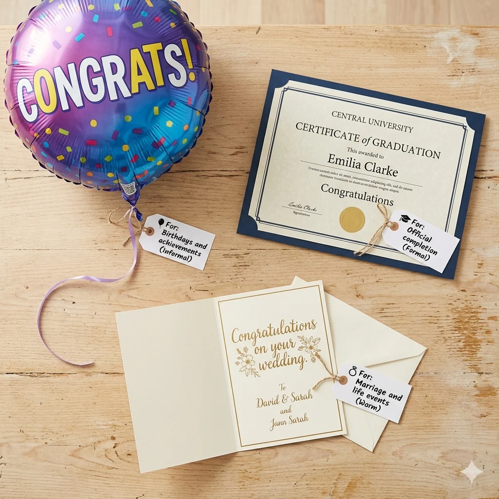 congrats or congratulations