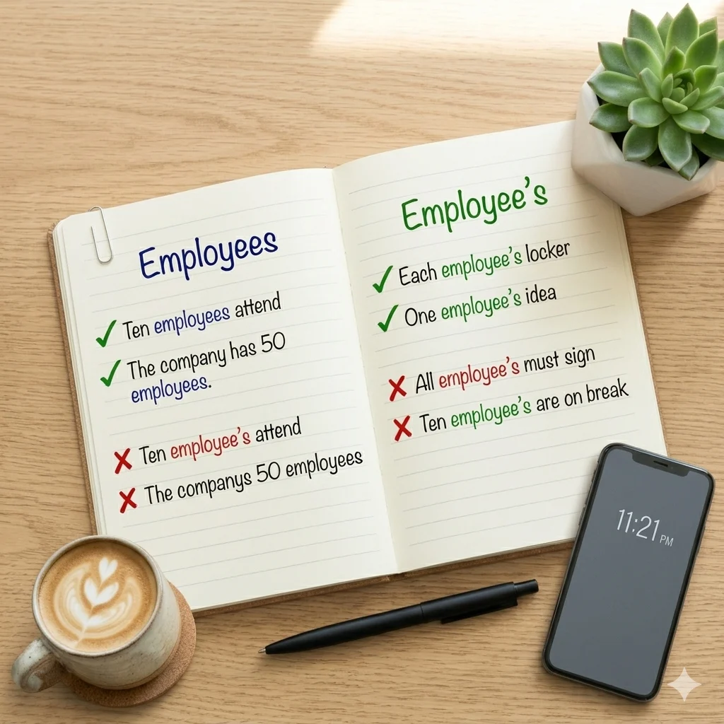 employees or employee's