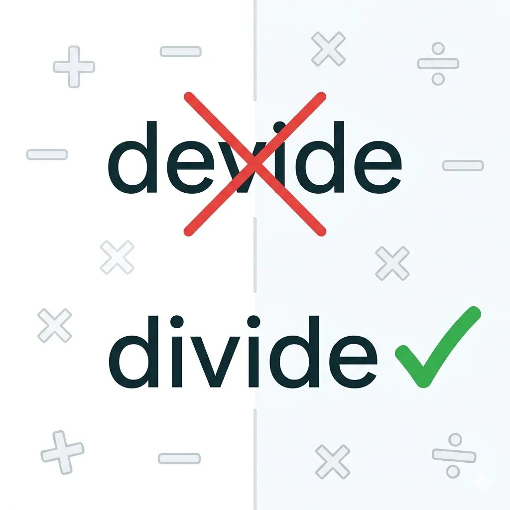 devide or divide