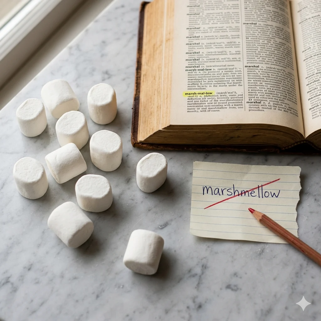 marshmallow or marshmellow