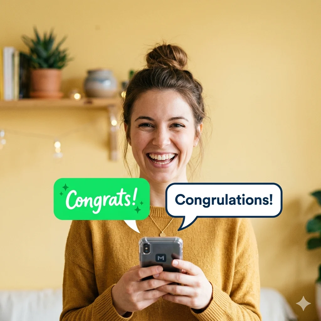 congrats or congratulations