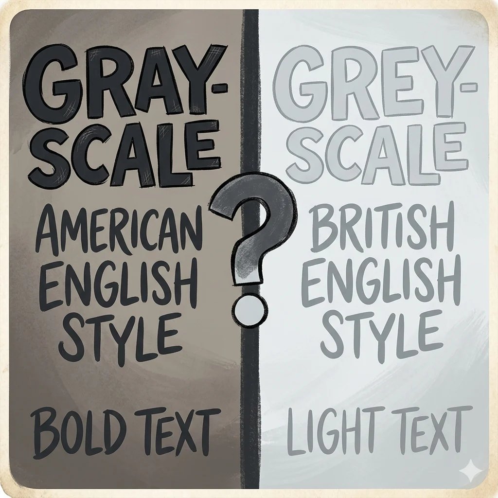 grayscale or greyscale